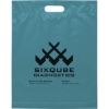 Promotional Die Cut Handle Bag - 15W x 19H x 3 - Flexo Ink Print Teal Blue FX20DIC1519