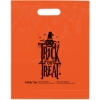 Promotional Orange Die Cut Handle - Trick or Treat - Flexo Ink Print Orange FX20TRO1215