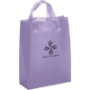 Promotional Apollo - Frosted Brite Shopper - Flexo Ink Print Lavender Purple FX21FRB0810