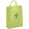 Promotional Apollo - Frosted Brite Shopper - Flexo Ink Print Lime Green FX21FRB0810