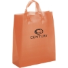Promotional Hercules - Frosted Brite Shopper - Flexo Ink Print Tangerine Orange FX21FRB1317