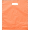 Promotional Rose™- Frosted Brite Die Cut Handle - Flexo Ink Print Tangerine Orange FX21FRD1518