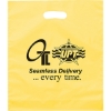 Promotional Rose™- Frosted Brite Die Cut Handle - Flexo Ink Print Yellow FX21FRD1518