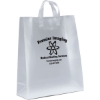 Promotional Jupiter - Frosted Shopper - Flexo Ink Print with Logo FX21FRS1619