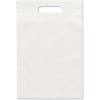 Promotional Eco Die Cut Handle Bag - 9 1/2W x 14H - Flexo Ink Print White FX23ECD0914