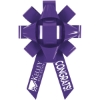 Promotional 22 Bow - Door Hanger - Marquee Purple MQ70LAD2224