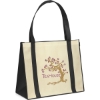 Promotional Del Mar - Zipper-Close Tote - Sparkle Natural Beige Black SP30BOB1815
