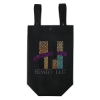 Promotional Hang Around™ - Non-Woven Bag - Sparkle Black SP30HAA0810