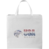 Promotional Patriot™- USA Made Non-Woven Tote - Sparkle White SP30USM1817