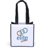 Custom Carol™- Heavy-Duty Polyester Tote - Sparkle with Logo SP40HEP1212