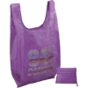 Promotional T-PAC™- Polyester Tote - Sparkle Purple SP40POT1223