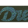 Promotional 2 Badge Satin Ribbon - 25yd Roll- Sparkle Hunter Green SP50BAR0225