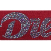 Promotional 2 Badge Satin Ribbon - 25yd Roll- Sparkle Red SP50BAR0225