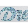 Promotional 2 Badge Satin Ribbon - 25yd Roll- Sparkle Silver SP50BAR0225