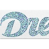Promotional 2 Badge Satin Ribbon - 25yd Roll- Sparkle White SP50BAR0225