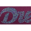 Promotional 2 Badge Satin Ribbon - 50yd Roll- Sparkle Burgundy Red SP50BAR0250