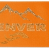 Promotional 9 Badge Satin Ribbon - 100yd Roll - Sparkle Orange SP50BAR0910