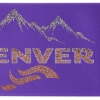 Promotional 9 Badge Satin Ribbon - 25yd Roll - Sparkle Purple SP50BAR0925