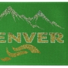 Promotional 9 Badge Satin Ribbon - 50yd Roll - Sparkle Holiday Green SP50BAR0950