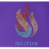 Promotional 12 Badge Satin Ribbon - 25yd Roll - Sparkle Purple SP50BAR1225