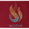 Promotional 12 Badge Satin Ribbon - 25yd Roll - Sparkle Red SP50BAR1225