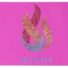 Promotional 12 Badge Satin Ribbon - 50yd Roll - Sparkle Brite Pink SP50BAR1250