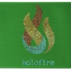 Promotional 12 Badge Satin Ribbon - 50yd Roll - Sparkle Holiday Green SP50BAR1250