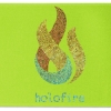 Promotional 12 Badge Satin Ribbon - 50yd Roll - Sparkle Lime Green SP50BAR1250