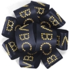 Custom 1½ Badge Satin Bow - Sparkle with Logo SP50BOW1506
