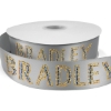 Promotional 1½ Bridal Satin Ribbon - 50yd Roll - Sparkle Silver SP50BRR1550