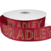 Promotional 1½ Bridal Satin Ribbon - 50yd Roll - Sparkle Red SP50BRR1550