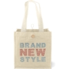 Promotional Aurora™- Cotton Tote - Sparkle Natural Beige SP80COT1313