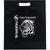 Promotional 13W x 15H x 3 - Non-Woven Die Cut Bag- Screen Print Black SS30NOD1315