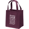 Promotional Little Thunder® - Non-Woven Tote - Screen Print Burgundy Red SS30THU1213