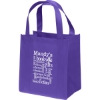 Promotional Little Thunder® - Non-Woven Tote - Screen Print Grape Purple SS30THU1213