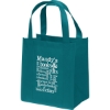 Promotional Little Thunder® - Non-Woven Tote - Screen Print Teal Blue SS30THU1213