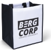 Promotional Scott™- Heavy-Duty Polyester Tote - Screen Print White Black SS40HEP1315