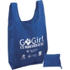 Promotional T-PAC™- Polyester Tote - Screen Print Royal Blue SS40POT1223