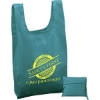 Promotional T-PAC™- Polyester Tote - Screen Print Teal Blue SS40POT1223