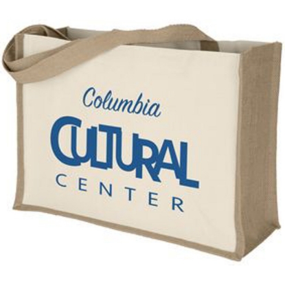 Custom Josephine™- Natural Tote - Screen Print with Logo SS81COJ1712