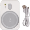 Promotional 5000 mAh Portable Power Bank with Stand White/Gray ATECH6