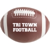 Promotional Stuffed Vinyl Football Brown/White BALFBP