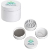 Promotional Metal 4 Piece Grinder White CPMGRN