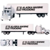 Custom Kenworth W900 Tractor Trailer Truck with Logo DC002X