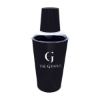 Promotional 3 Piece Plastic Cocktail Shaker Black/Clear HDRK3