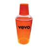 Promotional 3 Piece Plastic Cocktail Shaker Orange/Clear HDRK3