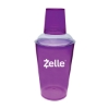 Promotional 3 Piece Plastic Cocktail Shaker Purple/Clear HDRK3