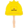 Custom Hard Hat Shaped Hand Fan with Logo HF11