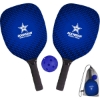 Promotional Pickleball Set in Mesh Bag Blue/Black PCKLBL4
