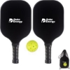Promotional Fiberglass Pickleball Set Black PCKLBL6